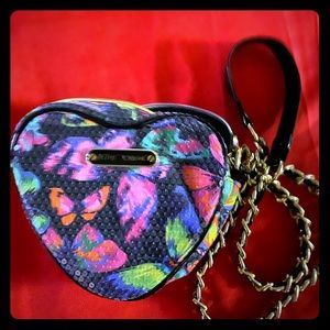 Hersey Johnson Heart Shaped Crossbody Purse